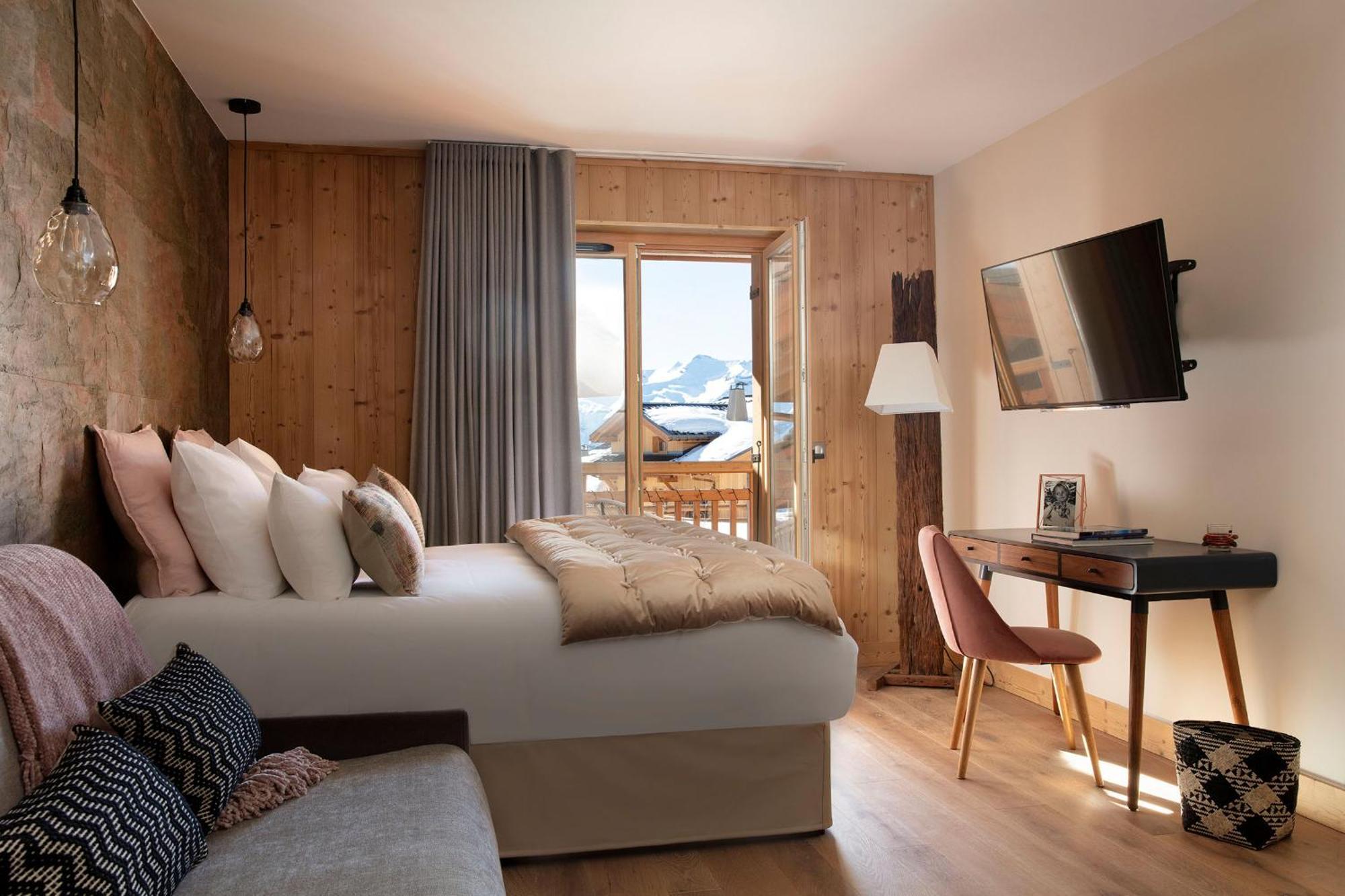 Grandes Rousses Hotel & Spa Alpe d'Huez Екстериор снимка A room at the hotel